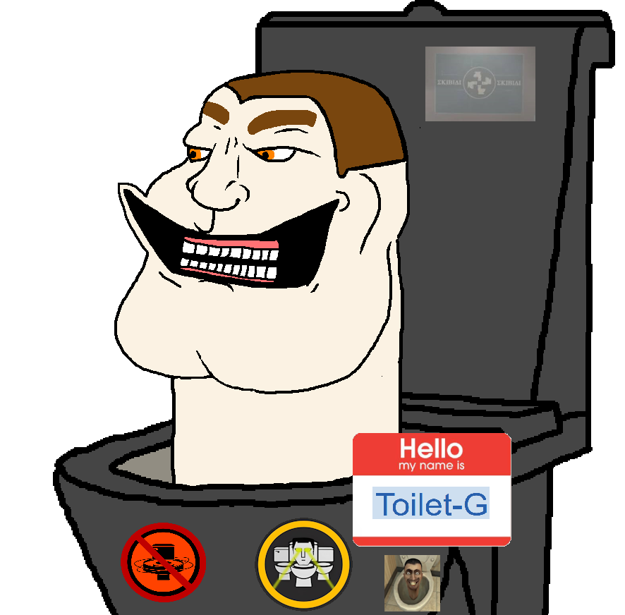 meximutt, mexiaryan, astro toilet, brown hair, gums, hair, male 07, orange eyes, skibidi, smile
