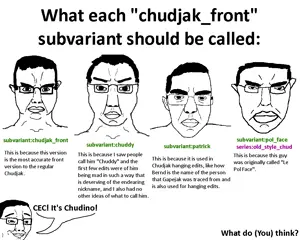 chudjak, chuddy, chudjak front, patrick, pol face, disambiguation, looking at you