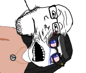 soytan, markiplier soyjak, neutralplier, avengers, beanie, bloodshot eyes, body horror, closed mouth, clothes, crying