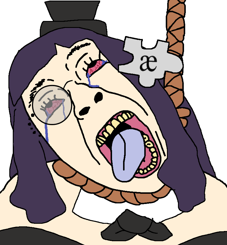bernd, hanging troonjak, troonjak, ack, ae-tan, anhero, asset, bloodshot eyes, crying, death