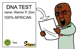 chudjak, black skin, dna test, holding object, holding paper, holding phone, nigger, phone, queen of spades, shitskin