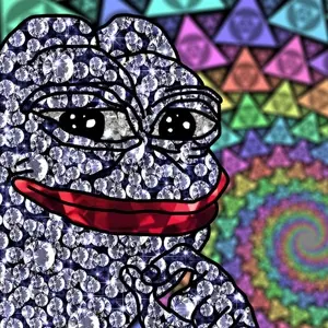 pepe, amphibian, animal, diamond, frog, gem, not a soyjak, smile