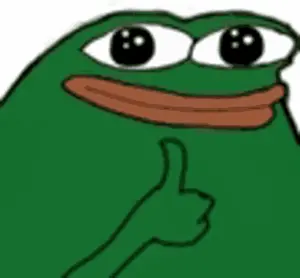 pepe, amphibian, animal, animated, bald, black eyes, closed mouth, eyes, fat, frog