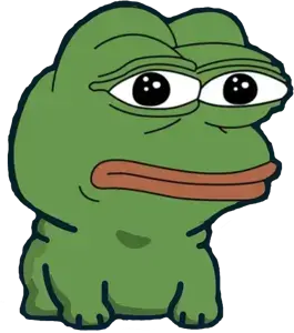 pepe, amphibian, animal, fat, fatass, frog, full body, green skin, transparent background