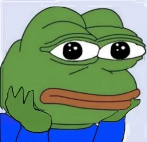 pepe, amphibian, animal, arm, clothes, frog, green skin, hands, lying down