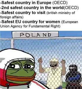 Poland safest country for women anti-Muslim Pepe.jpg