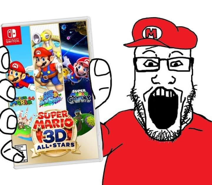 mario, markiplier soyjak, phoneplier vertical, showing phone, clothes, glasses, hat, holding object, mario hat, nintendo