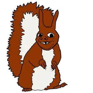 feraljak, gapejak, feralsquirrel, nathaniel, squirreljak, 1soyjak, animal, baby, deformed, fur