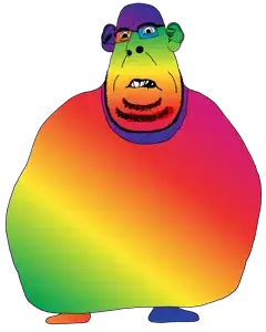cobson, blobson, hornyson, colorjak, angry, biting lip, clothes, distorted, ear, fat