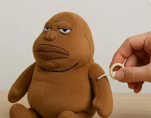 meximutt, brown skin, doll, fat, plushie, real life