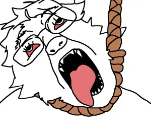 bernd, hanging troonjak, trannyfur, troonjak, ack, anthro, furry, hanging, noose, rope