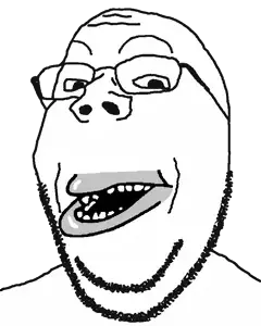 gapejak, gapemutt, muttverse, glasses, mutt, mutt lips, shaved, stubble, uncolored skin