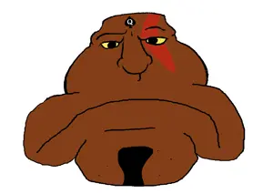 kratos, meximutt, mexiaryan, mexiaryan front, brown skin, queen of spades, sad, spade, video game, warrior
