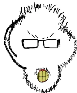 feraljak, unknown, angry, eyebrows, glasses, mustache, stubble