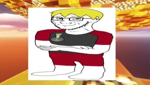 nate higgers, gapejak, soyak, wholesome soyjak, natejak, animated, award, gemeraldiest comments section💎💎💎enter as you please💎💎💎, glasses, greek language
