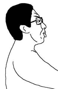 chudjak, chud, dark hair, glasses, nigger, thick lips