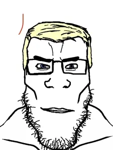chudjak, markiplier soyjak, chudplier, aryan, aryan soyjaks, a10 eyes, blonde hair, blue eyes, buff, chud