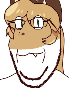 ilovy, averi, gapejak, wholesome soyjak, :3, animal ears, ear, fangs, fur, furry