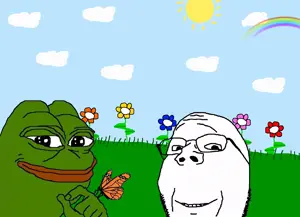 pepe and wholesome gapejak in beautiful garden.jpg