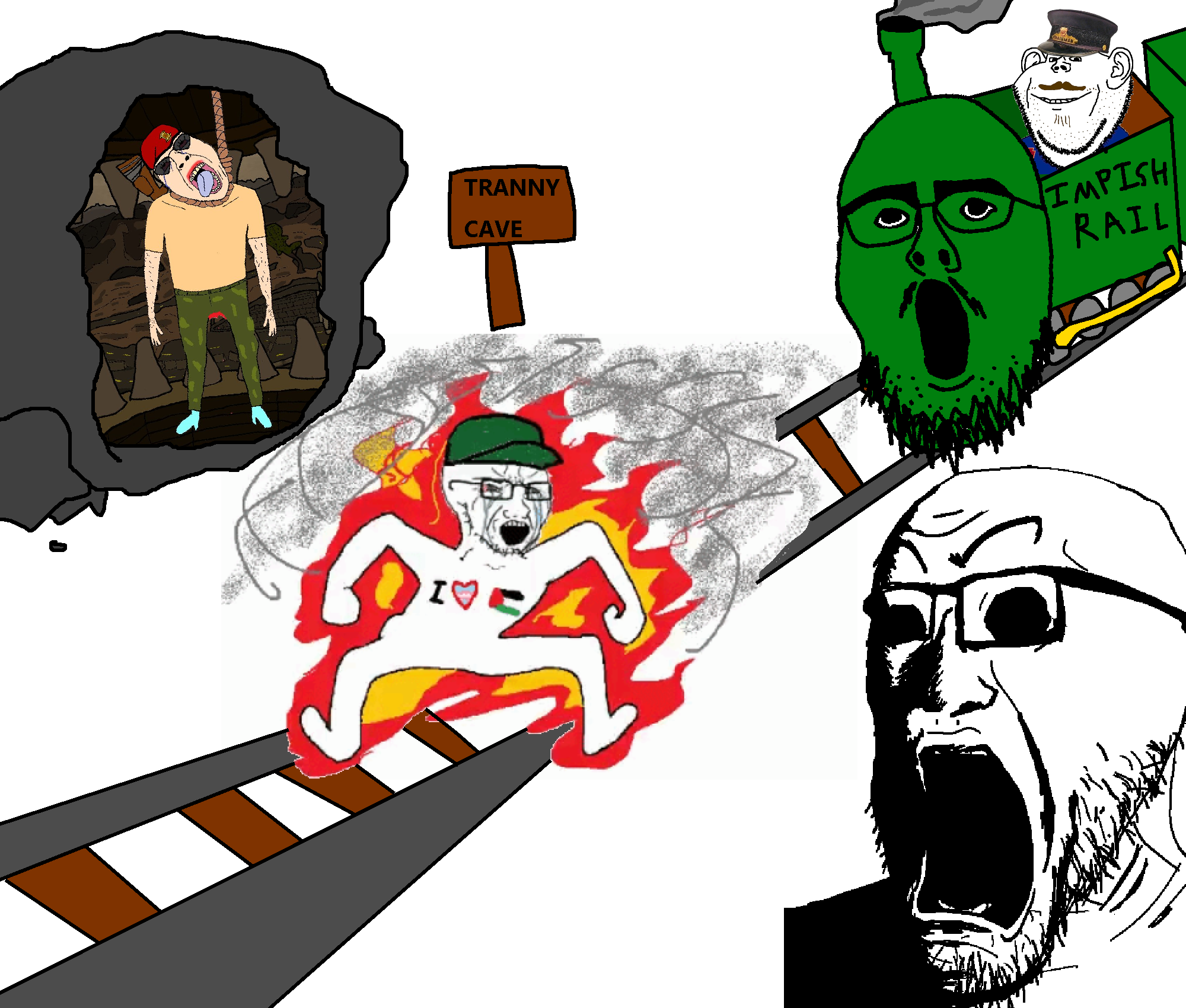 bernd, darkiplier, impish soyak ears, soyak, unknown, hanging troonjak, troonjak, aaron bushnell, ack, animated