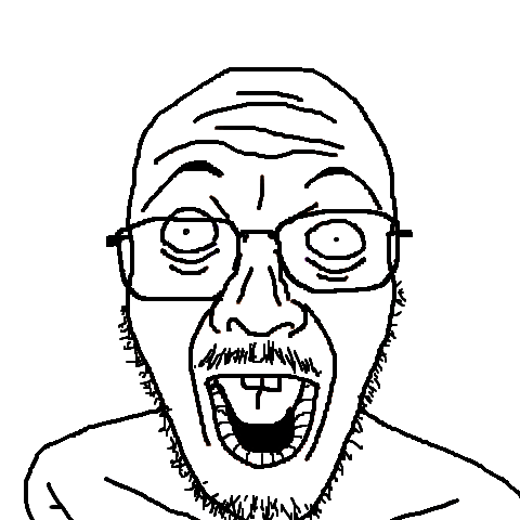 qqlive, unknown, doctos, 1soyjak, bald, black eyes, coal, confused, forehead lines, front view