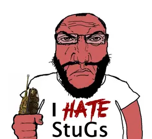 markiplier soyjak, science lover, angry, balding, beard, fist, glasses, i hate, stug, tank