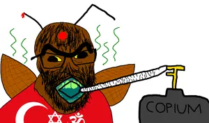 feraljak, angry, animal, antenna, arab, beard, bindi, bleed, bleeding wound, blood