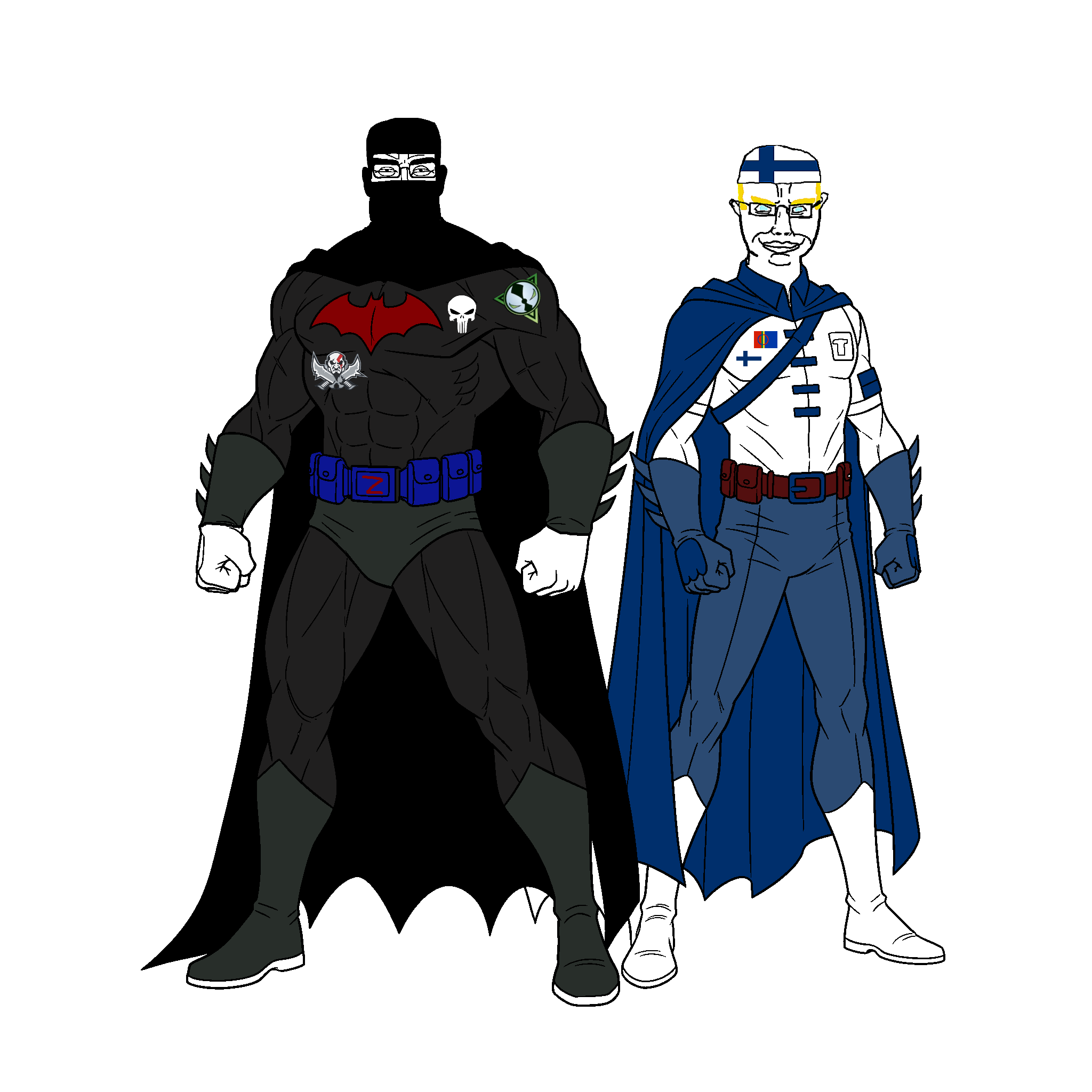 kratos, chudjak, chudjak front, perceptive chud, 2soyjaks, arabic text, balaclava, bat, blonde hair, blue eyes