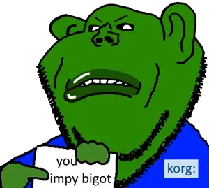 sabiopajin, pepe, impish soyak ears, impish amerimutt, amphibian, animal, ear, frog, green skin, holding object