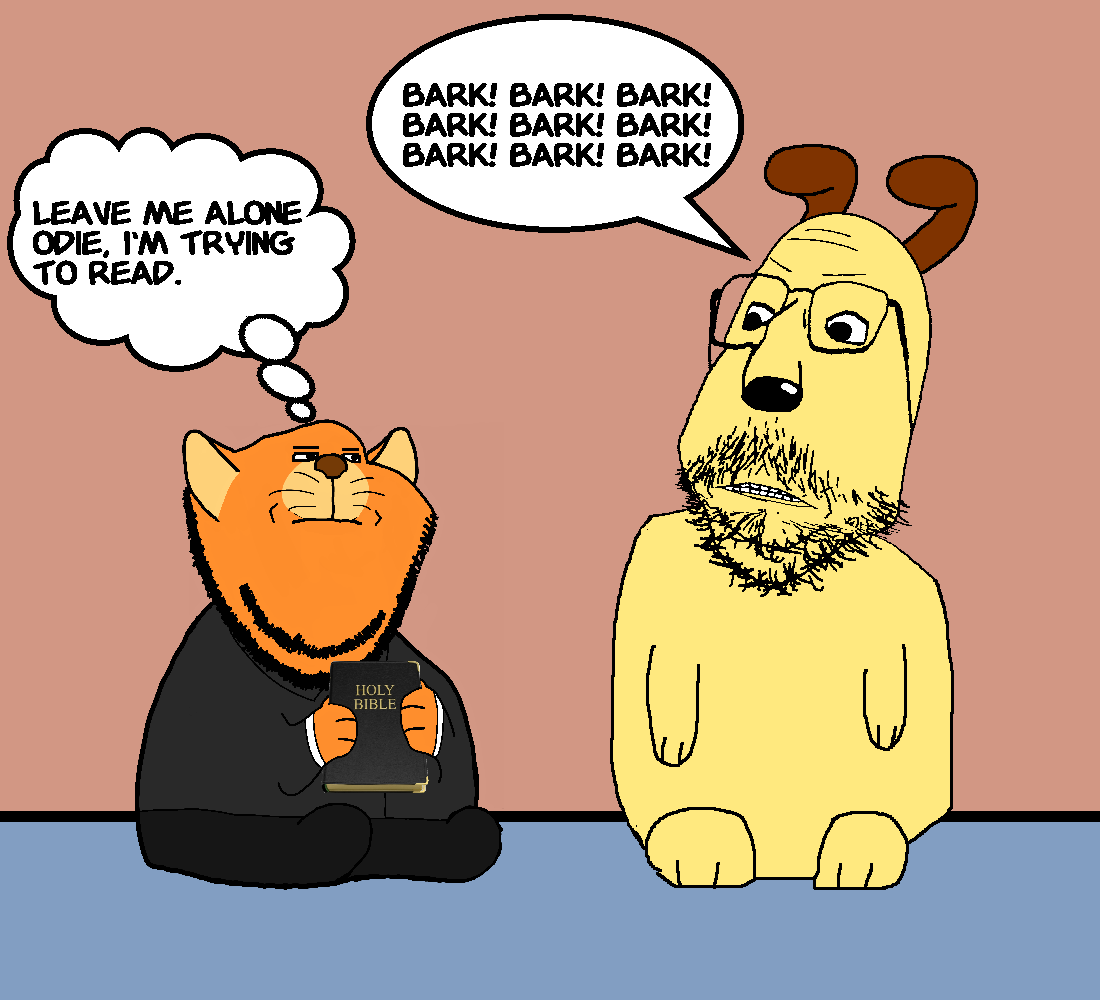 garfield, gapejak, impish soyak ears, scholar, animal, arm, bible, black pants, book, cat