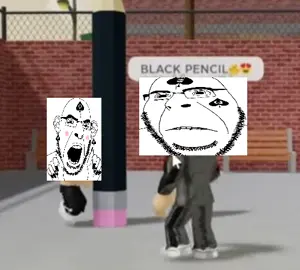 cobson, hornyson, spadeson, spadeson, black pencil, horny, low effort, spade, roblox