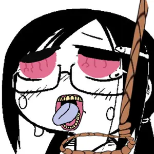 shijima tsukishima's sister, bernd, unknown, hanging troonjak, troonjak, ack, andrew fosgate, bloodshot eyes, charlotte fosgate, crying
