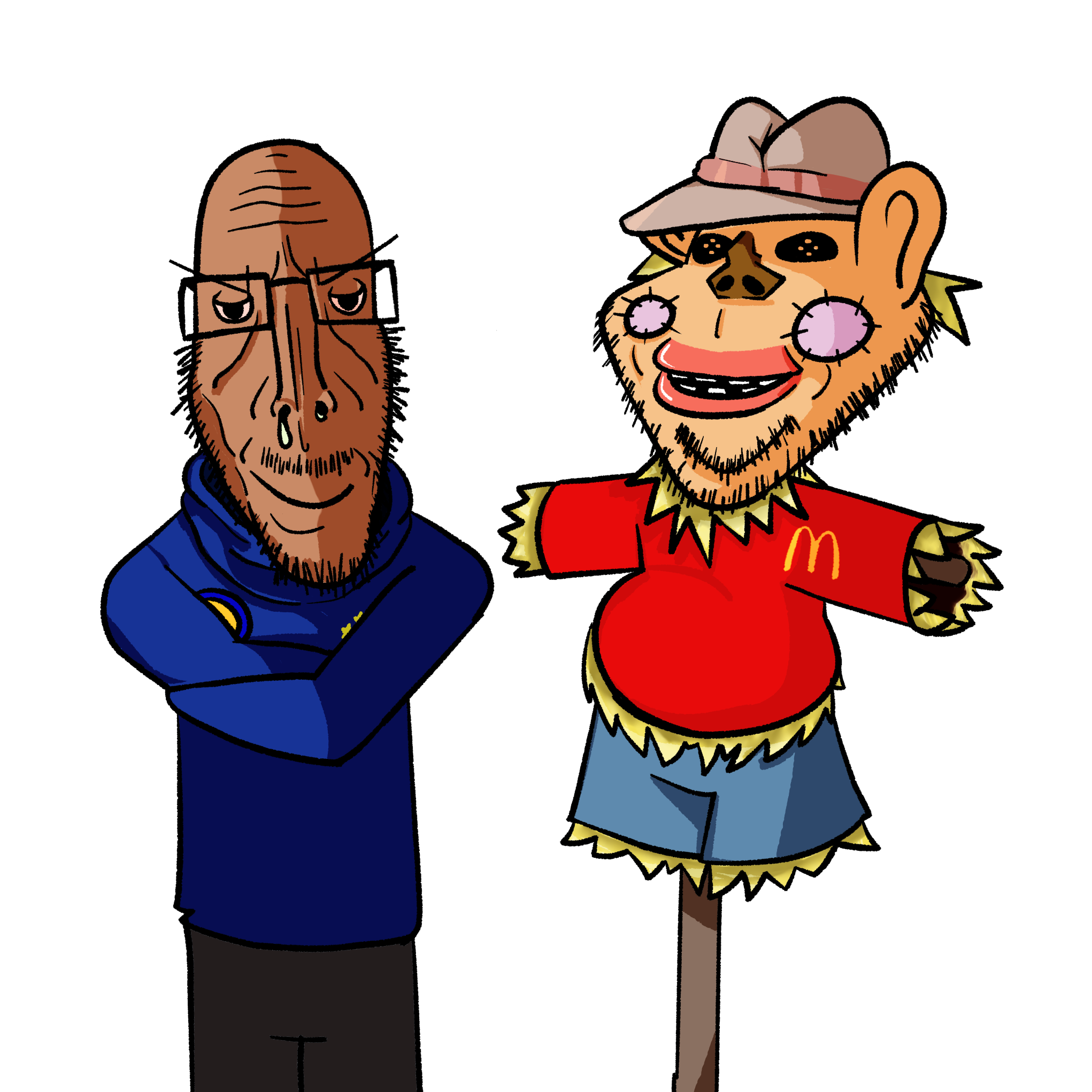 impish soyak ears, markiplier soyjak, euromutt, impish amerimutt, amerimutt, euromutt, 2soyjaks, award, bald, closed mouth