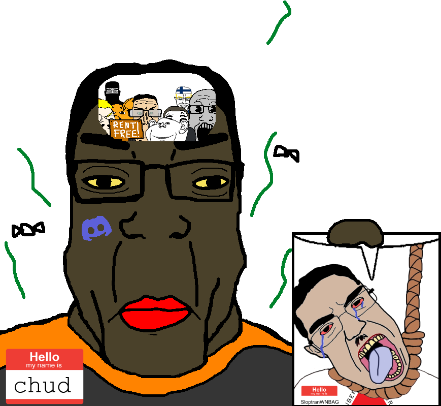 sloptranwnbag, garfield, kratos, chudjak, el perro rabioso, gapejak, impish soyak ears, markiplier soyjak, chudjak front, chudplier