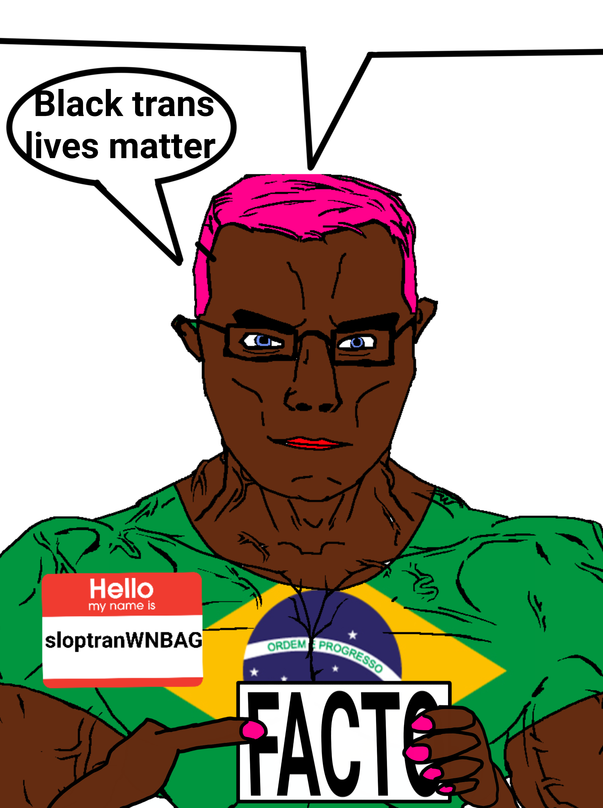 chudjak, chudjak front, muscular chud, aryan fact, black trans lives matter, blue eyes, brapzil, brapzilian, fact, hair