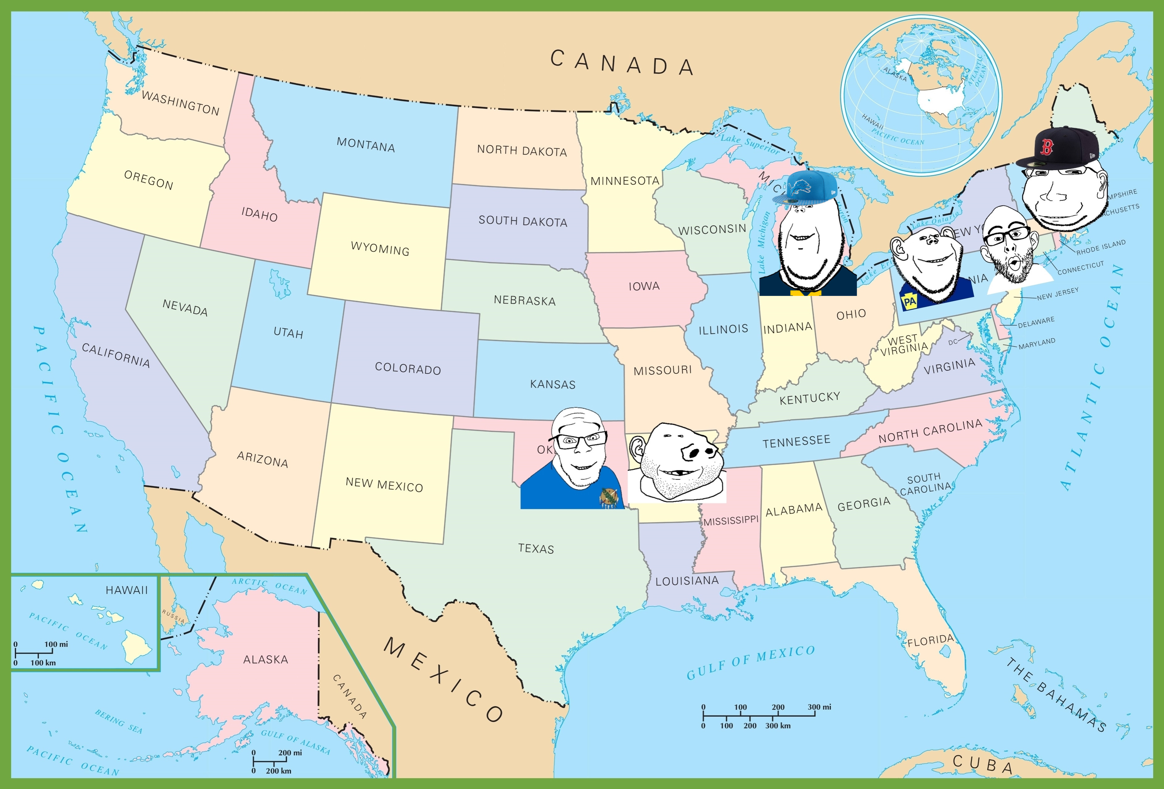 feraljak, gapejak, impish soyak ears, nojak, arkansasjak, massjak, michijak, wholesome soyjak, alabama, alaska