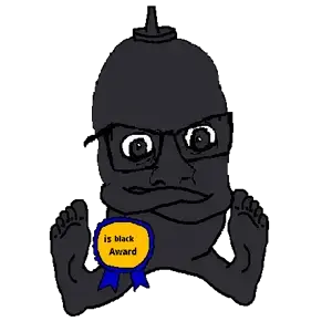 sanriowabag, feraljak, condiment, feraljak (crazed), award, black eyes, black skin, condiment, crazed, food