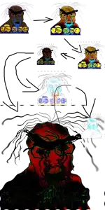 feraljak, slopjak, coal skin, crying, nigger, shitskin