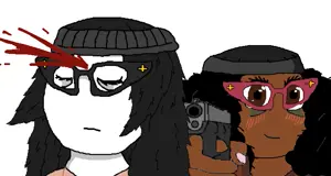soyniqua, soytan, afro, blood, brown skin, death, gun, gunshot, shot, violence