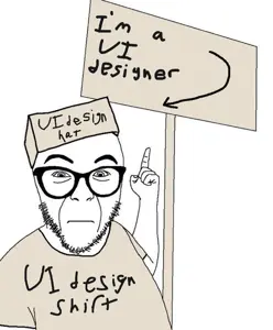 abortion lover, clothes, hat, serious hat, sign, text, uidesigner, uncolored skin, white shirt