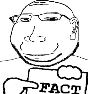 gapejak, massjak, wholesome soyjak, fact, hands, pointing, sign