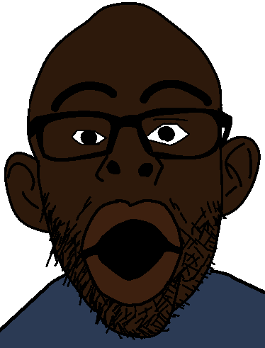 nojak, hellnojak, big lips, black skin, clothes, ear, glasses, lips, looking at you, open mouth