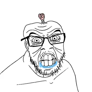 feraljak angry brainlet drooling.png
