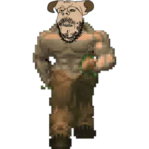 gapejak, angry, demon, doom, evil, green eyes, hell knight, horns, low effort, white skin