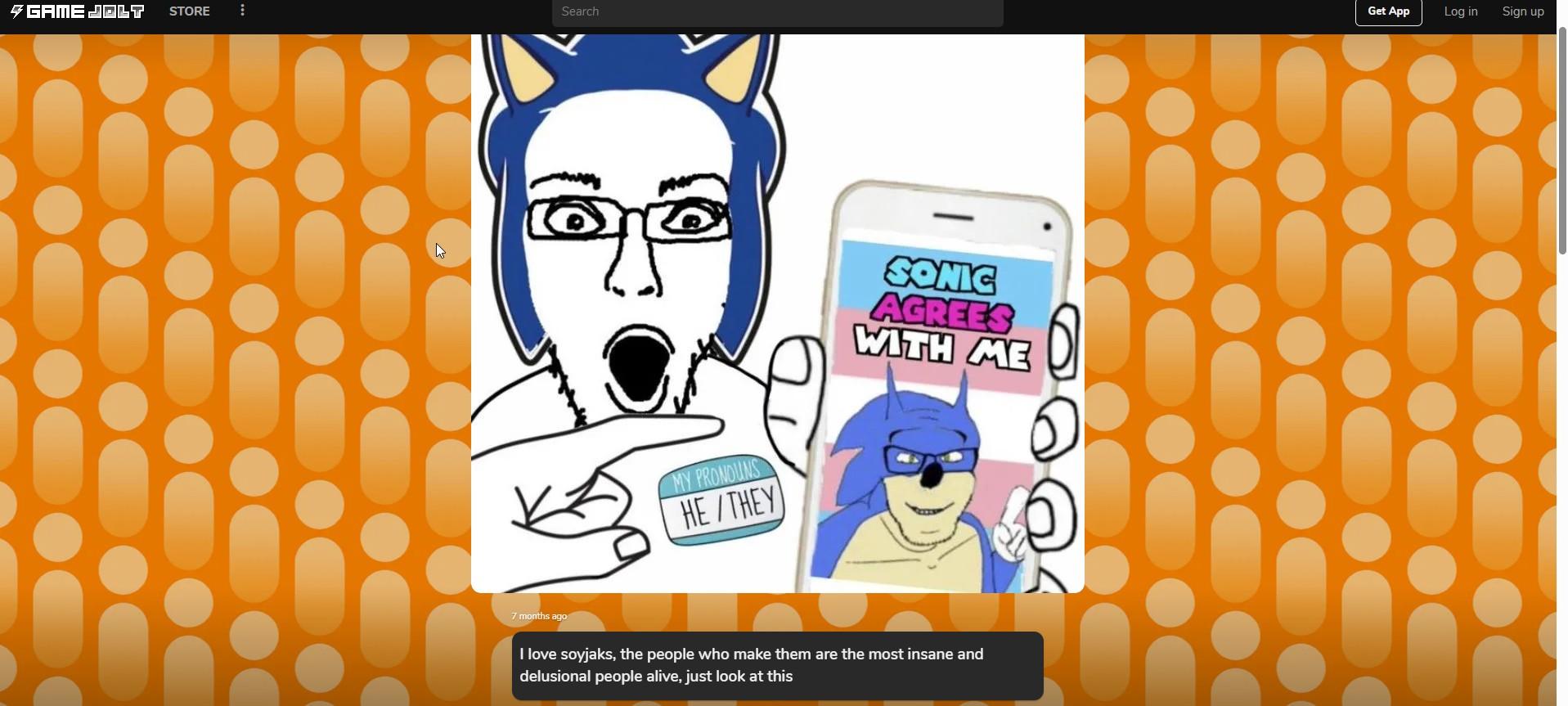 feraljak, wholesome feraljak, 2soyjaks, beige skin, blue skin, clothes, eyebrows, gamejolt, glasses, hat