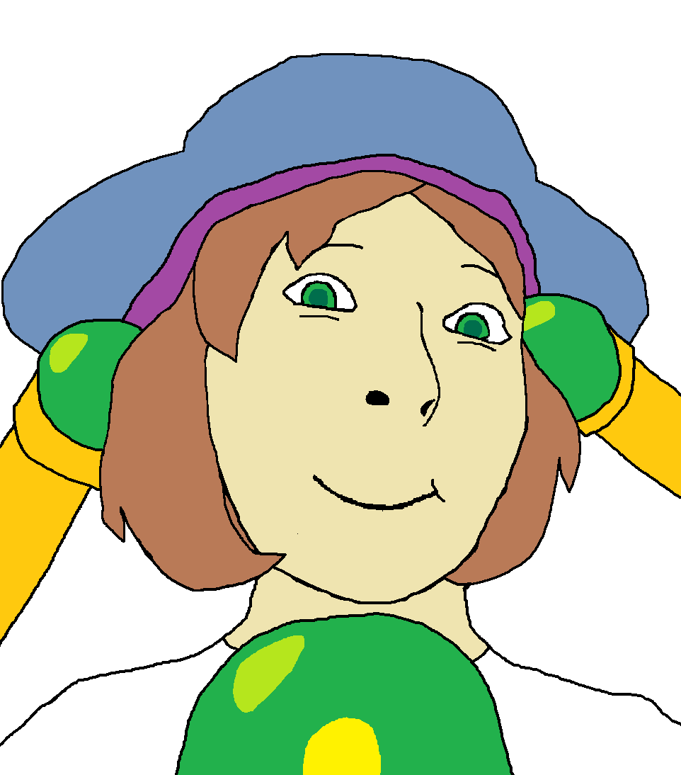 cobson, female cobson, femjak, oh my god she is so attractive, 1soyjak, brown hair, closed mouth, clothes, diva, female