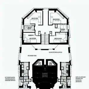 markiplier soyjak, beard, building, floor plan, glasses, house, open mouth, soyjak