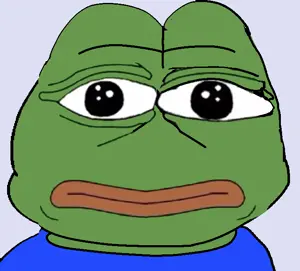 pepe, amphibian, animal, blue shirt, frog, green skin, lips, looking at you, pepe front2