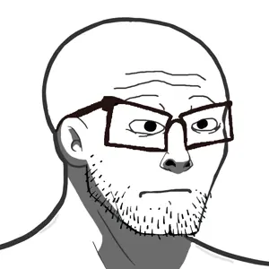 nujak, glasses, neutral, soyjak, stubble