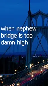 when nephew bridge is too damn high.mp4